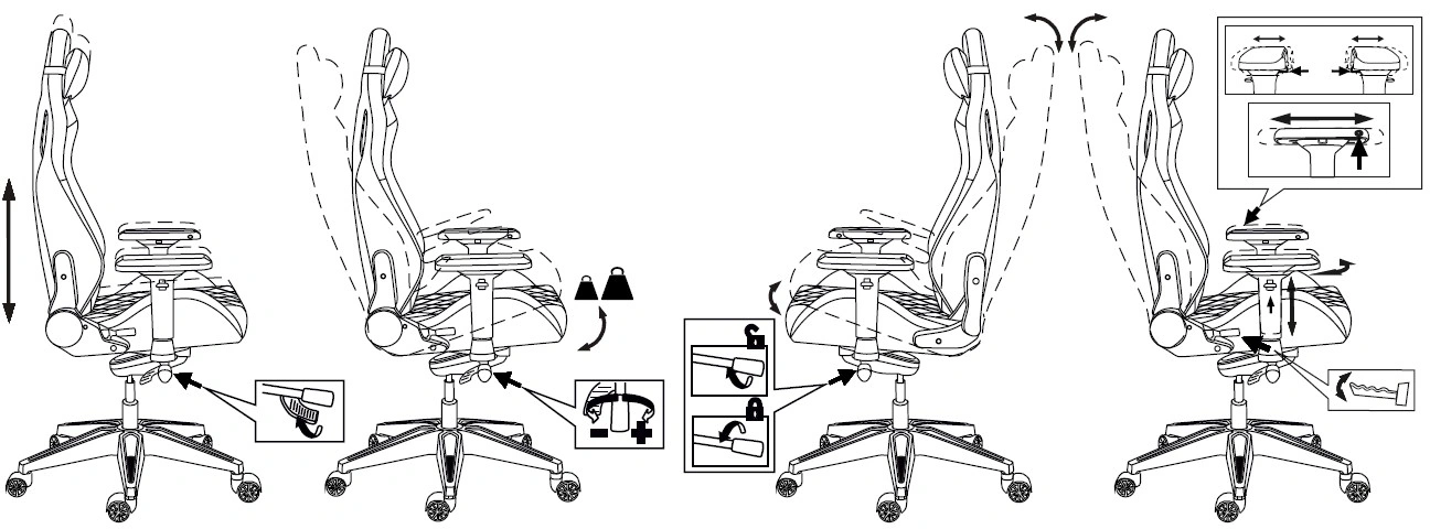 Кресло игровое Knight Titgame, обивка: экокожа, цвет: черный (KNIGHT TITGAME) от магазина Buro.store