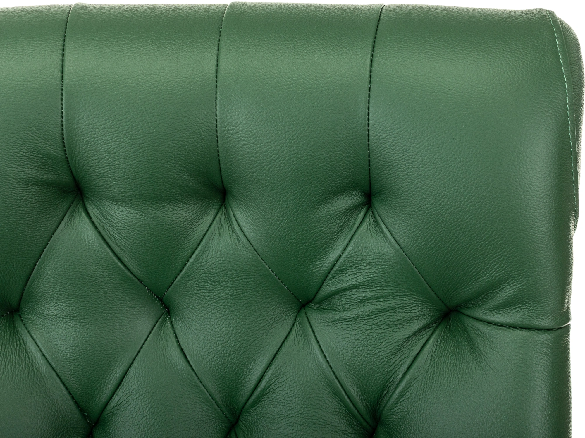 Кресло Бюрократ T-9928WALNUT-CF, обивка: кожа, цвет: зеленый (T-9928WALNUT-CF/GN) от магазина Buro.store