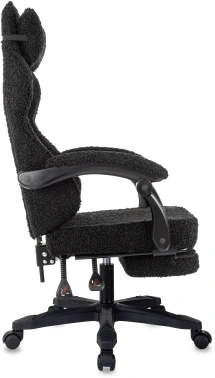 Кресло игровое Knight Lord/F, обивка: экомех, цвет: черный (KNIGHT LORD/F BLACK)