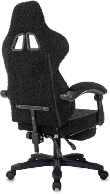 Кресло игровое Knight Lord/F, обивка: экомех, цвет: черный (KNIGHT LORD/F BLACK)