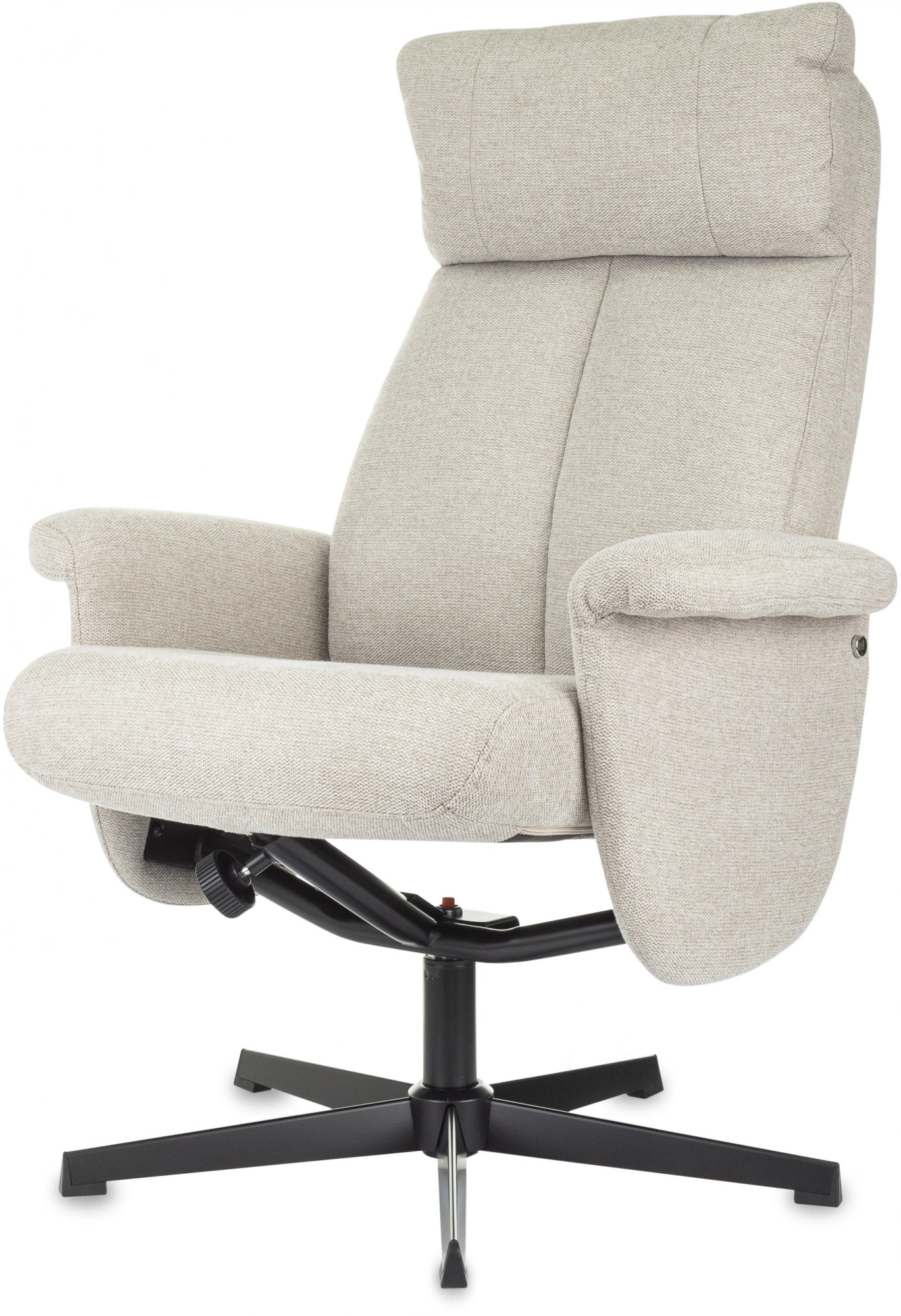 Кресло Бюрократ _Baron, обивка: ткань, цвет: бежевый, каркас: металл (_baron/beige) от магазина Buro.store