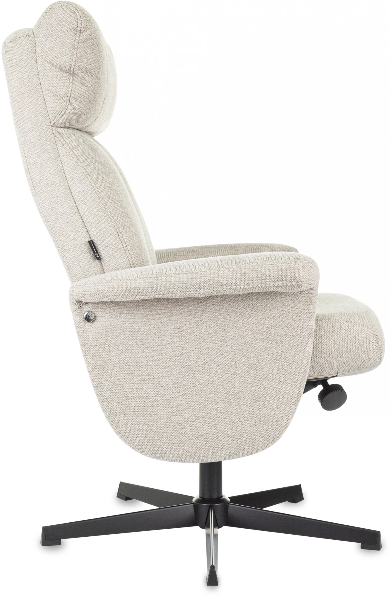 Кресло Бюрократ _Baron, обивка: ткань, цвет: бежевый, каркас: металл (_baron/beige) от магазина Buro.store