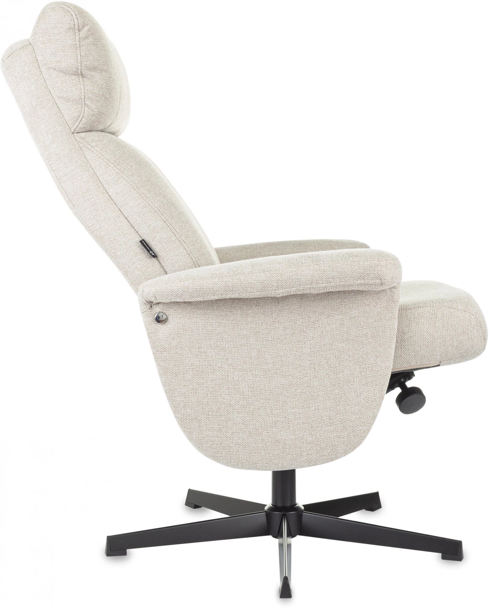 Кресло Бюрократ _Baron, обивка: ткань, цвет: бежевый, каркас: металл (_baron/beige) от магазина Buro.store