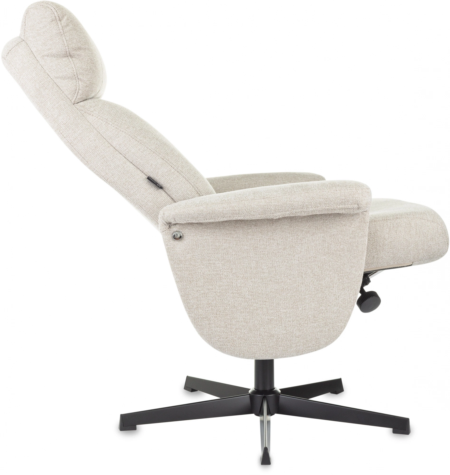 Кресло Бюрократ _Baron, обивка: ткань, цвет: бежевый, каркас: металл (_baron/beige) от магазина Buro.store