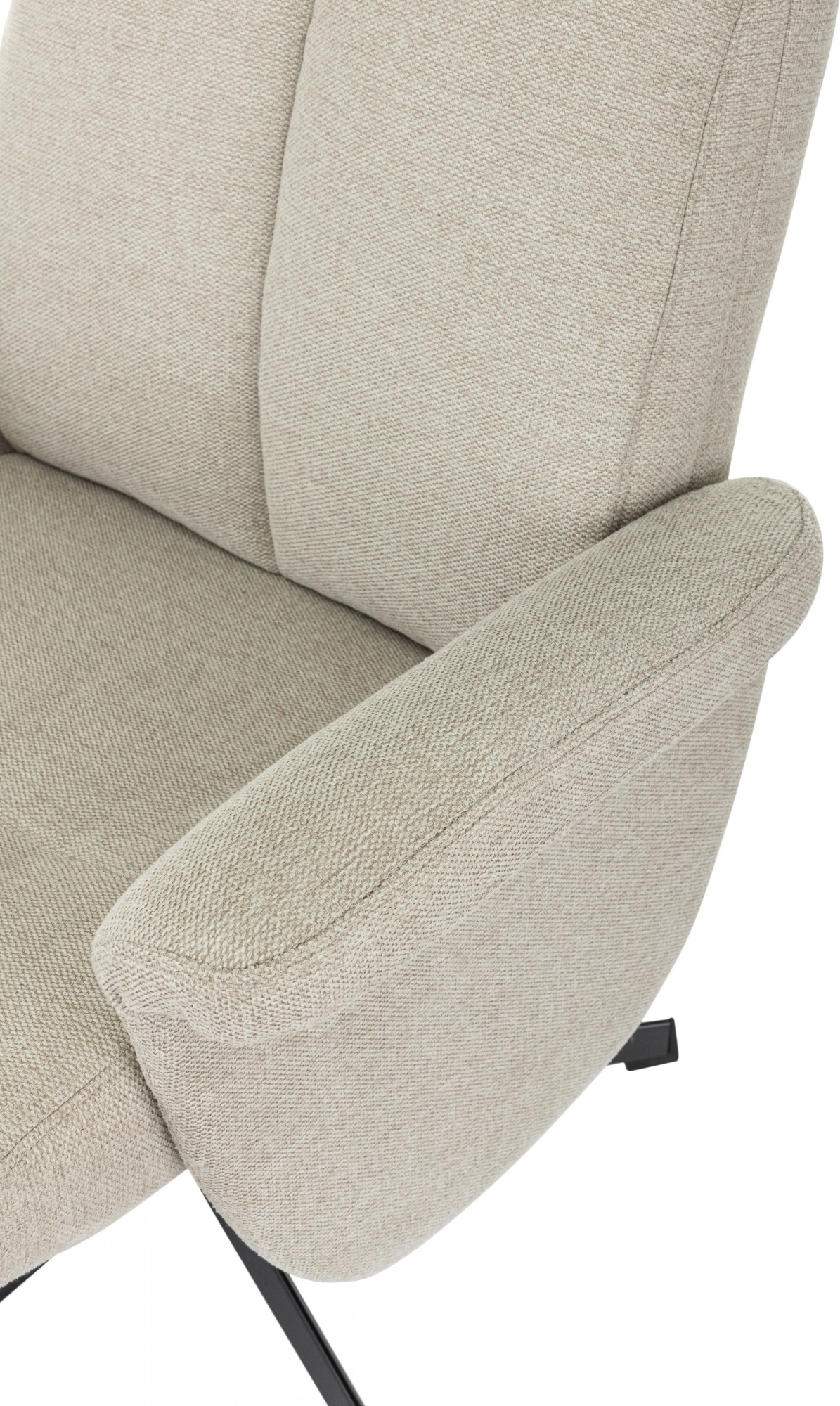 Кресло Бюрократ _Baron, обивка: ткань, цвет: бежевый, каркас: металл (_baron/beige) от магазина Buro.store