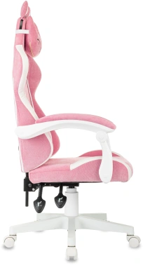 Кресло игровое Knight Kitty W, обивка: ткань, цвет: розовый/молочный (KNIGHT KITTY W PINK)