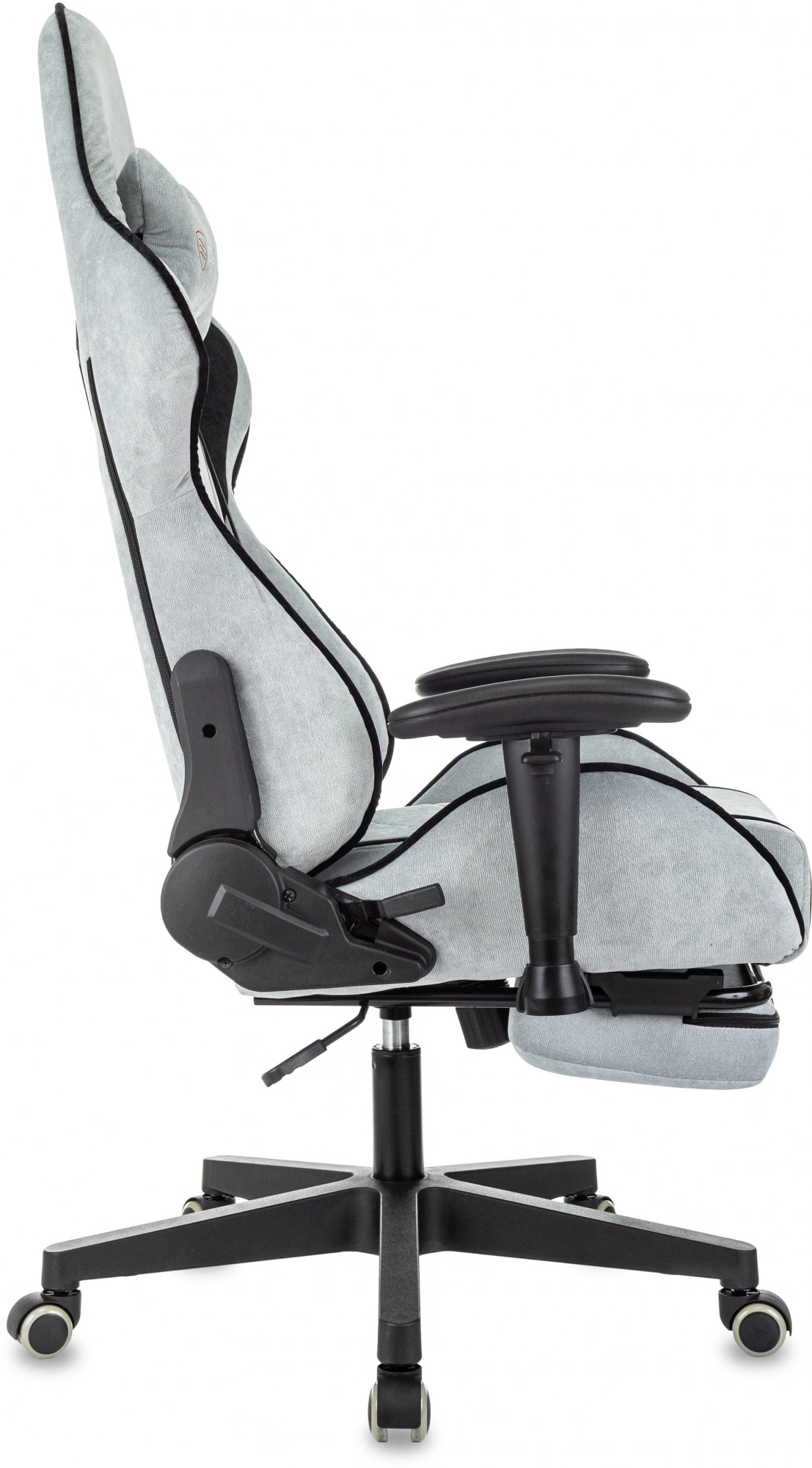 Кресло игровое Zombie Drift/F, обивка: ткань, цвет: серо-голубой/черный (ZOMBIE DRIFT/F GBL) от магазина Buro.store