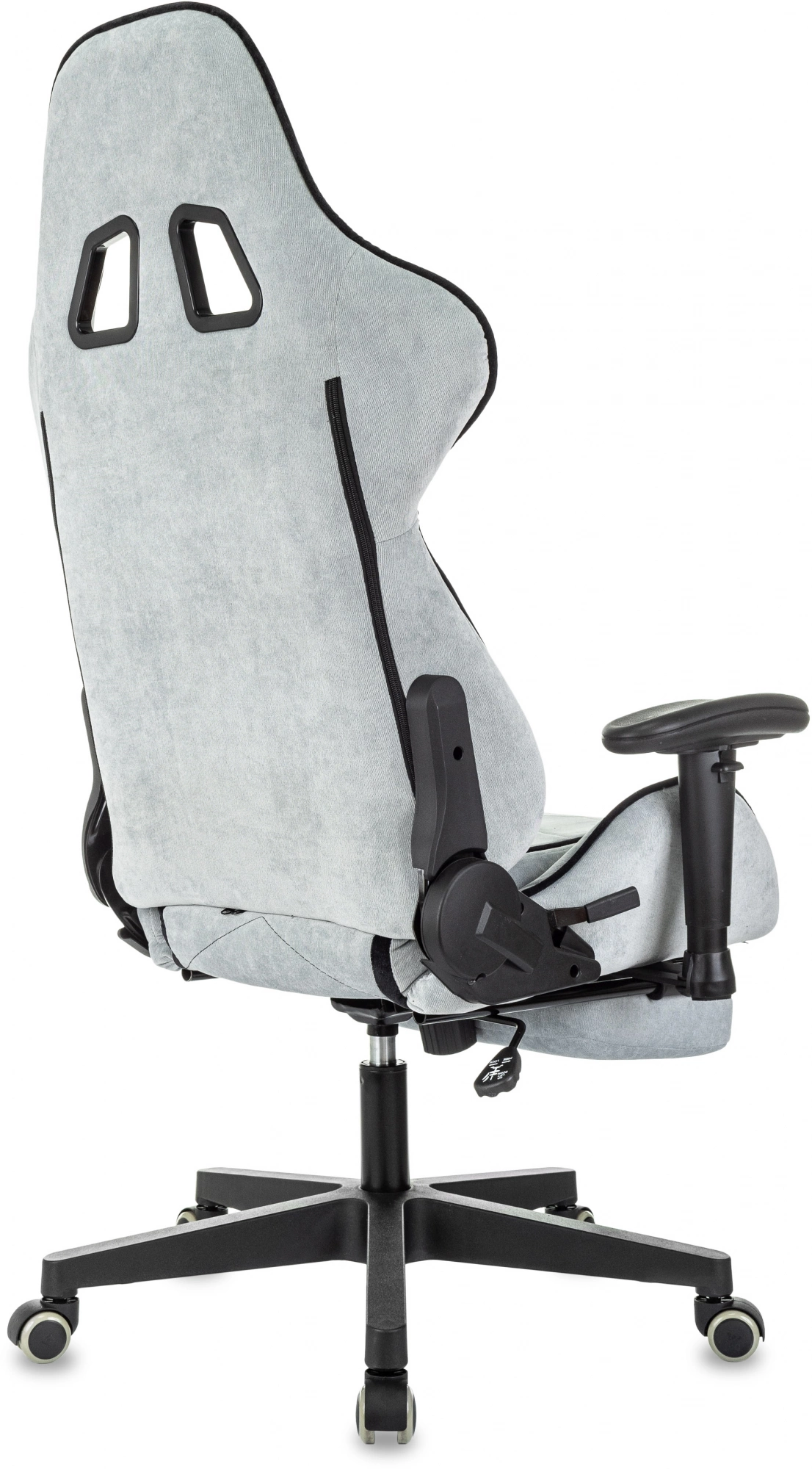 Кресло игровое Zombie Drift/F, обивка: ткань, цвет: серо-голубой/черный (ZOMBIE DRIFT/F GBL) от магазина Buro.store