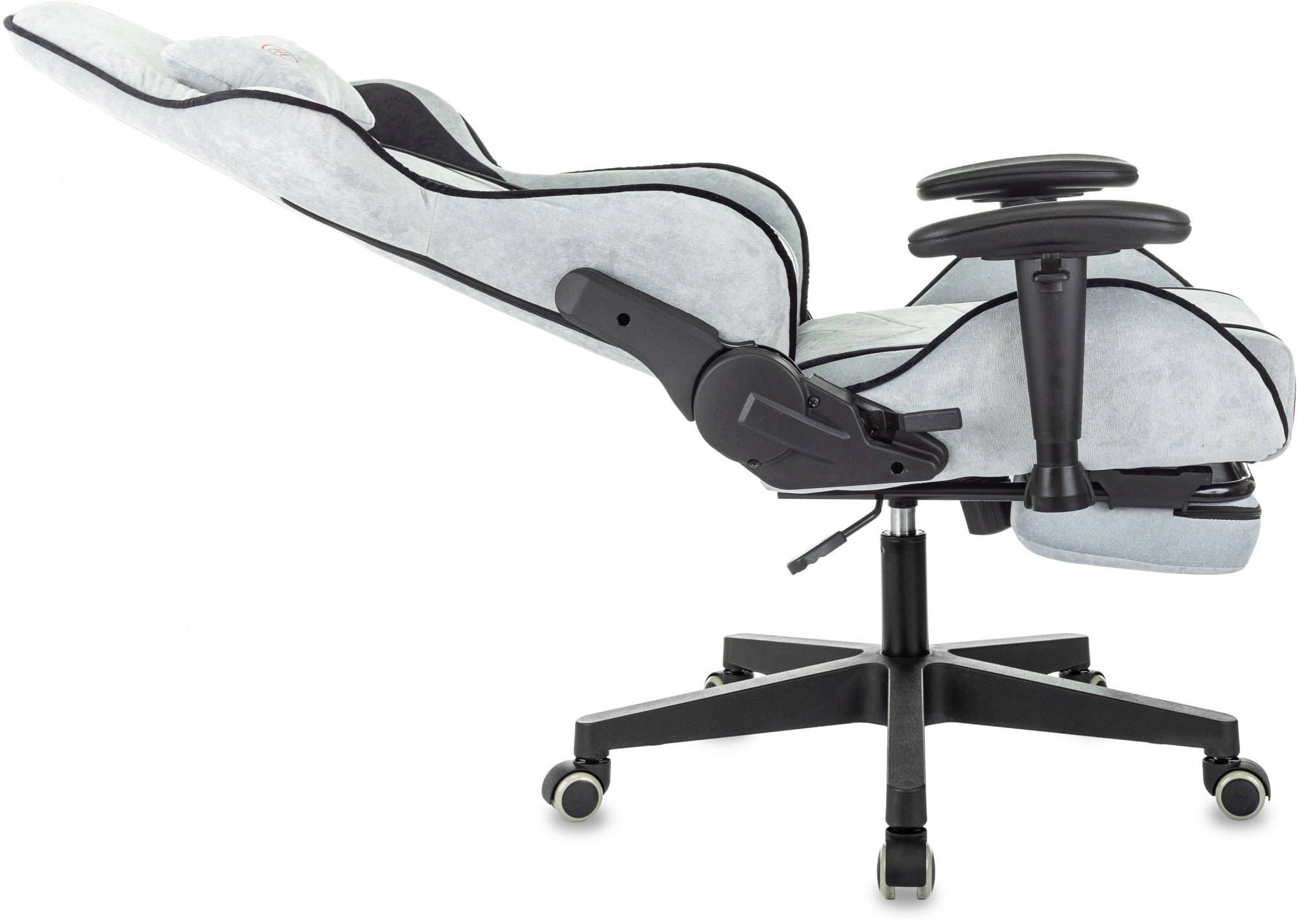 Кресло игровое Zombie Drift/F, обивка: ткань, цвет: серо-голубой/черный (ZOMBIE DRIFT/F GBL) от магазина Buro.store