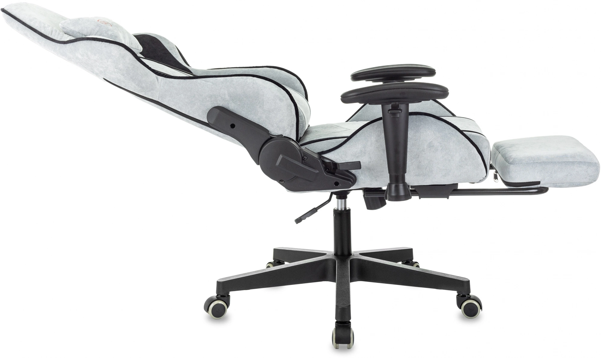 Кресло игровое Zombie Drift/F, обивка: ткань, цвет: серо-голубой/черный (ZOMBIE DRIFT/F GBL) от магазина Buro.store