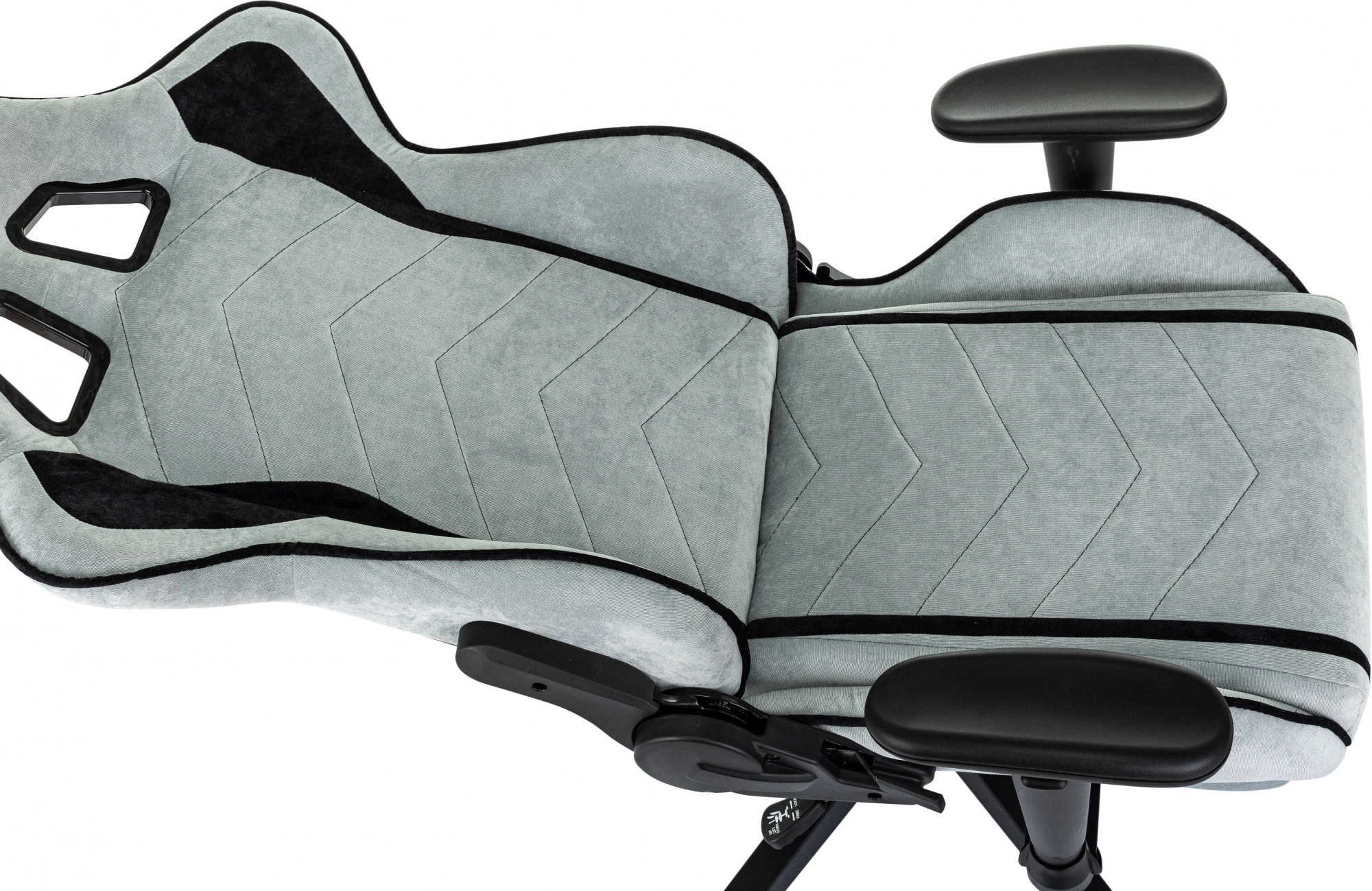 Кресло игровое Zombie Drift/F, обивка: ткань, цвет: серо-голубой/черный (ZOMBIE DRIFT/F GBL) от магазина Buro.store