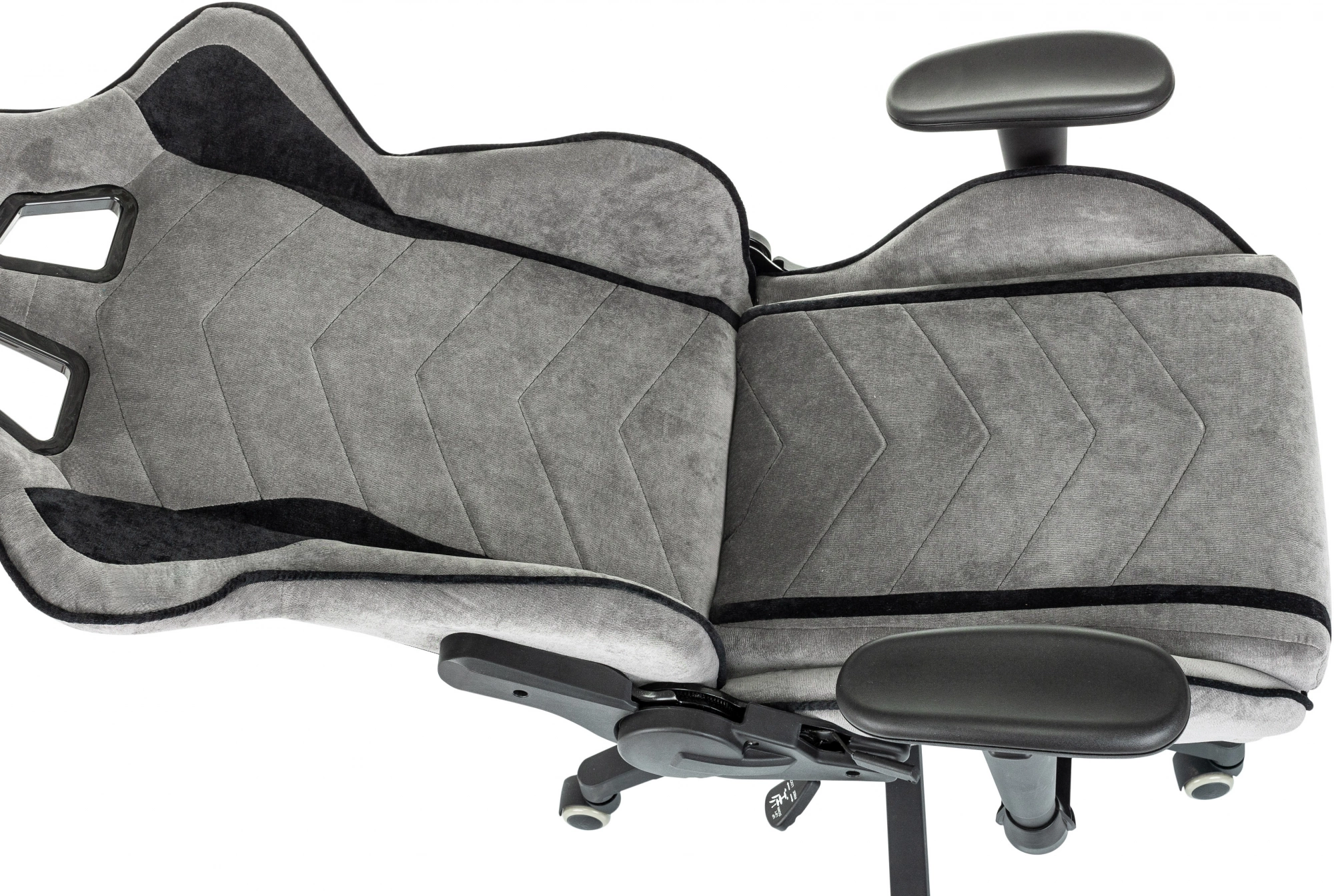 Кресло игровое Zombie Drift/F, обивка: ткань, цвет: серый/черный (ZOMBIE DRIFT/F GR) от магазина Buro.store