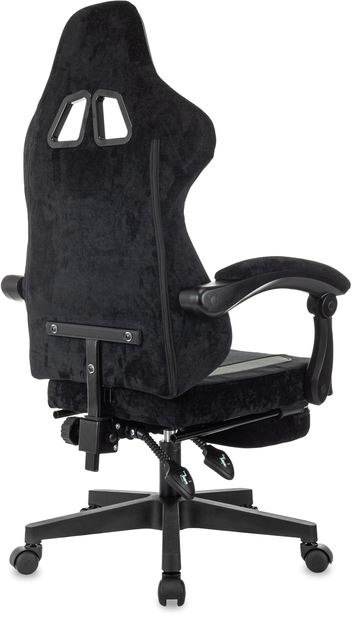 Кресло игровое Knight Custom/F, обивка: ткань, цвет: черный/серый (KNIGHT CUSTOM/F B) от магазина Buro.store