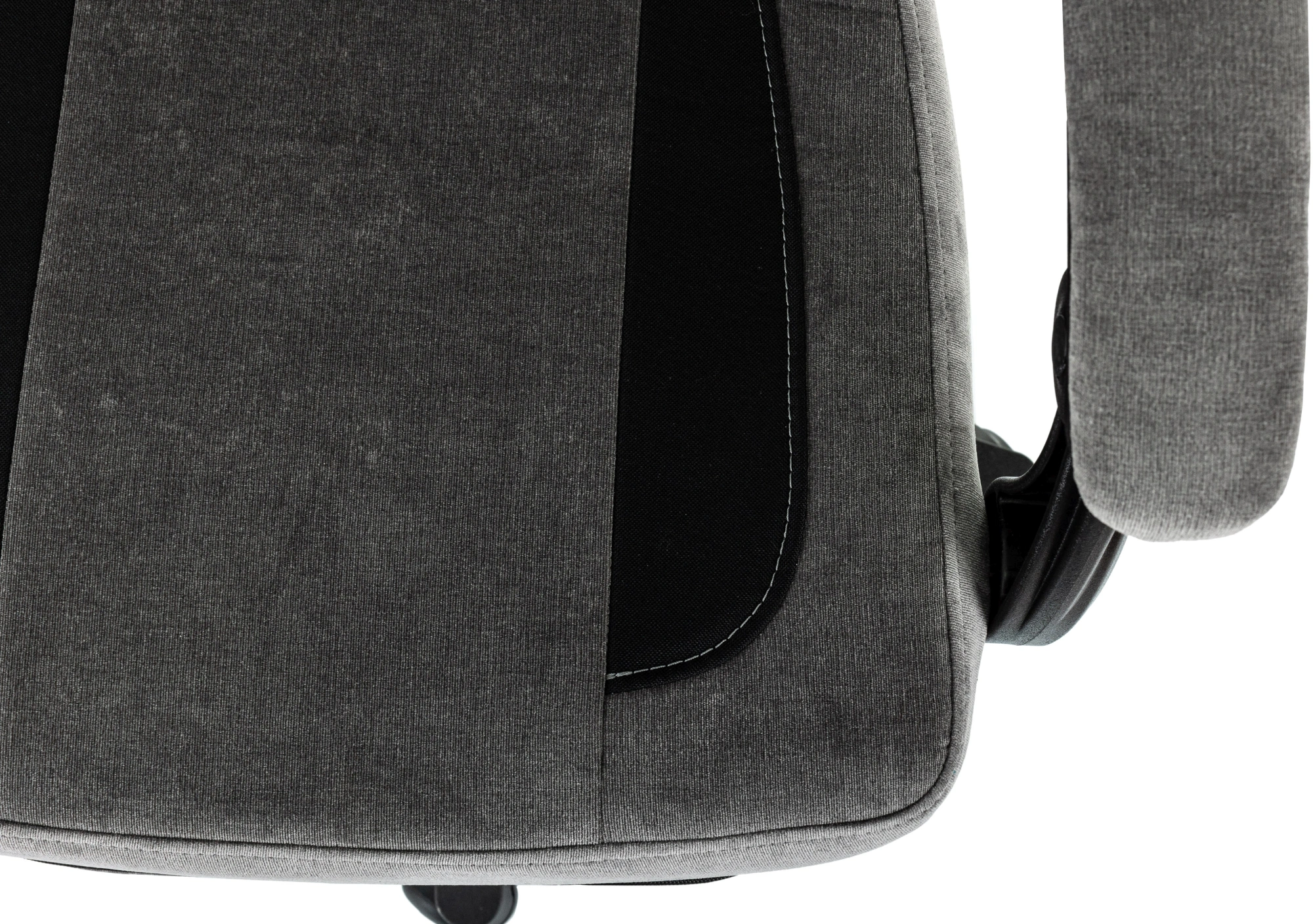 Кресло игровое Knight Custom/F, обивка: ткань, цвет: серый/черный (KNIGHT CUSTOM/F GR) от магазина Buro.store