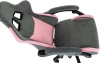 Кресло игровое Knight Kitty/F, обивка: ткань, цвет: серый/розовый (KNIGHT KITTY/F GREY) от магазина Buro.store
