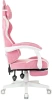 Кресло игровое Knight Kitty/F W, обивка: ткань, цвет: розовый/молочный (KNIGHT KITTY/F W PNK) от магазина Buro.store