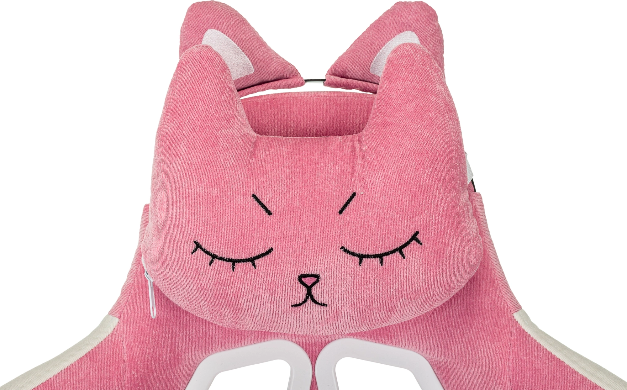 Кресло игровое Knight Kitty/F W, обивка: ткань, цвет: розовый/молочный (KNIGHT KITTY/F W PNK) от магазина Buro.store