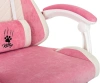 Кресло игровое Knight Kitty/F W, обивка: ткань, цвет: розовый/молочный (KNIGHT KITTY/F W PNK) от магазина Buro.store