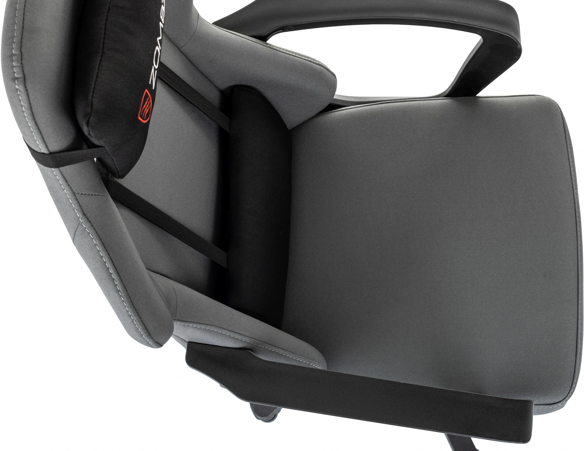 Кресло игровое Zombie 1, обивка: ткань, цвет: серый/черный (ZOMBIE 1 GREY) от магазина Buro.store