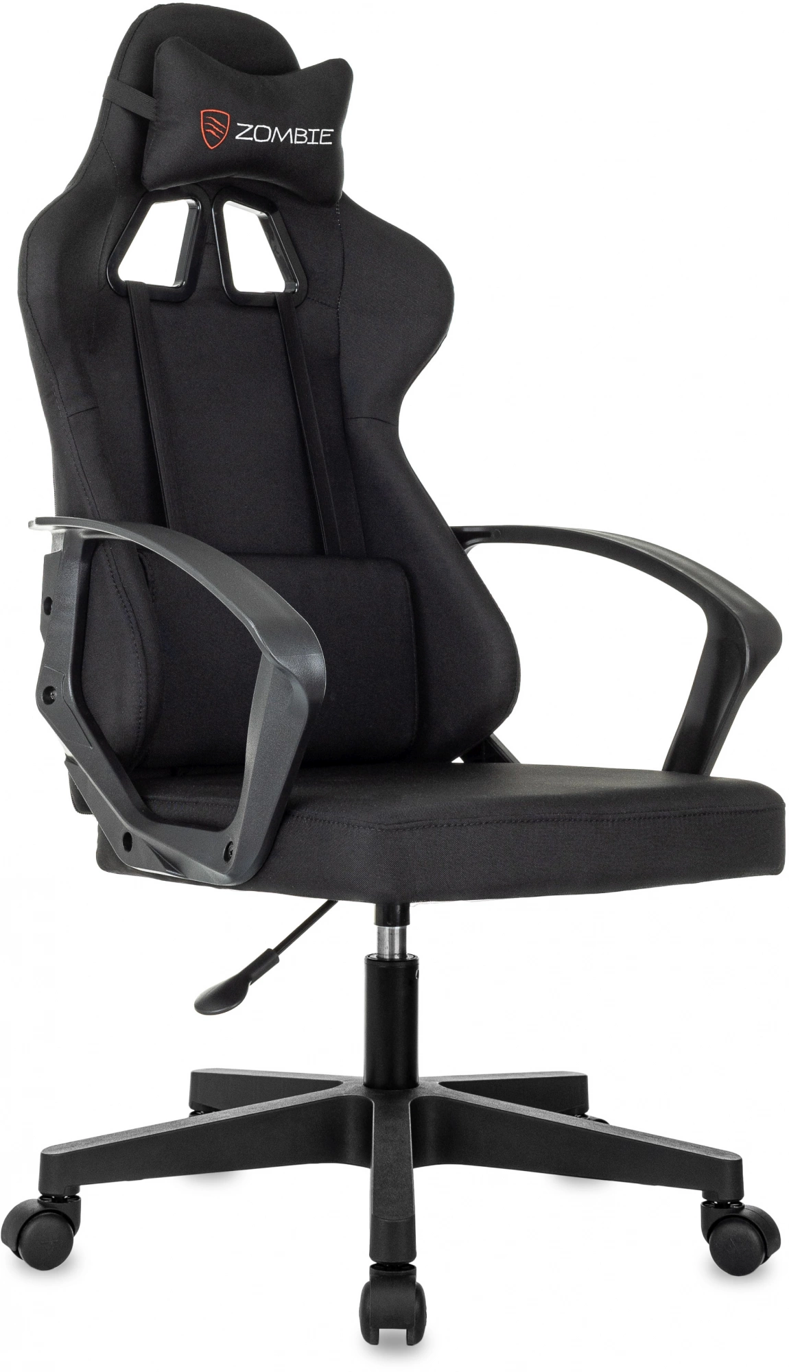 Кресло игровое Zombie 1, обивка: ткань, цвет: черный (ZOMBIE 1 BLACK) от магазина Buro.store