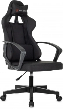 Кресло игровое Zombie 1, обивка: ткань, цвет: черный (ZOMBIE 1 BLACK)