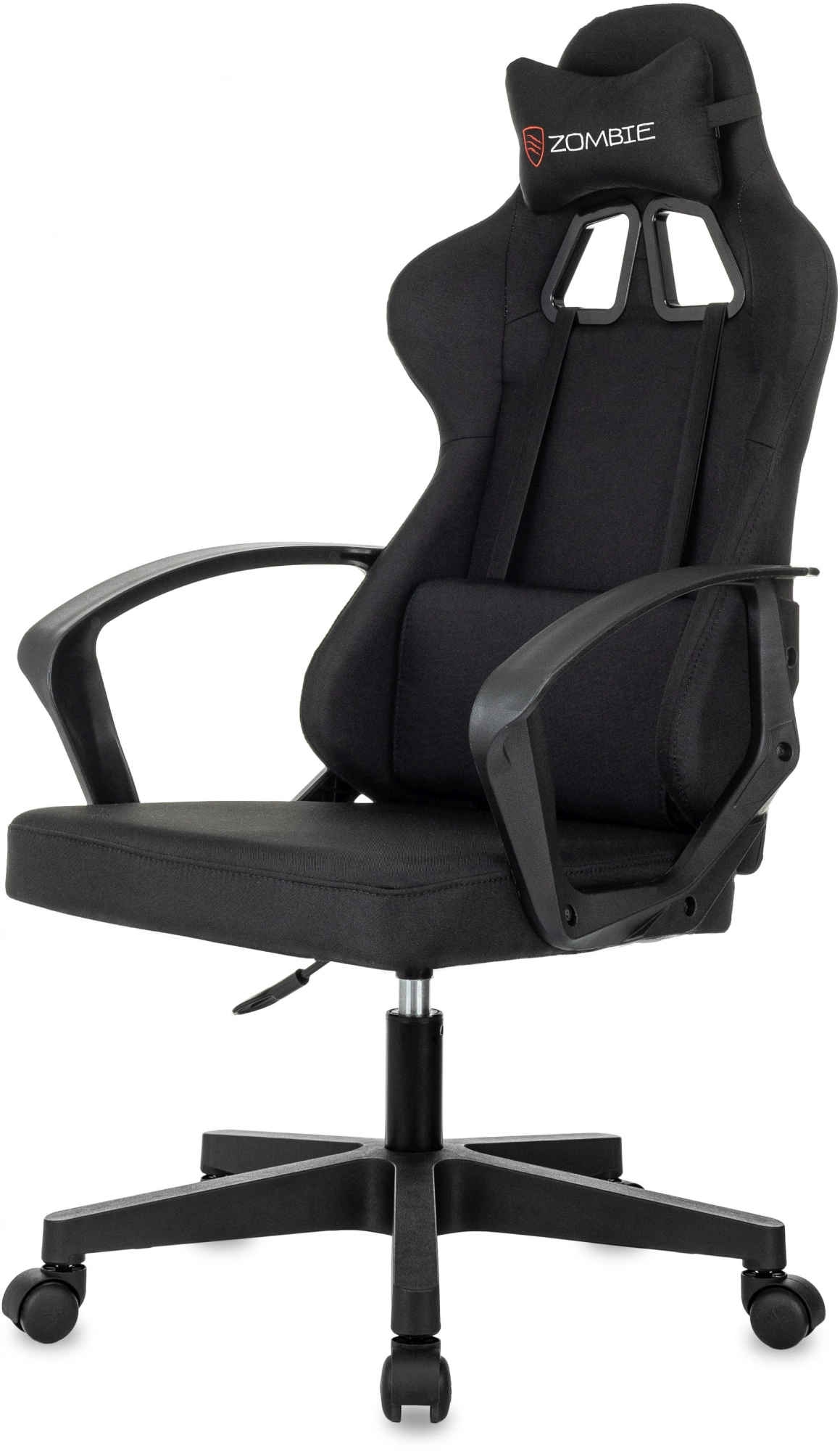 Кресло игровое Zombie 1, обивка: ткань, цвет: черный (ZOMBIE 1 BLACK) от магазина Buro.store