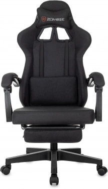 Кресло игровое Zombie 3, обивка: ткань, цвет: черный (ZOMBIE 3 BLACK)