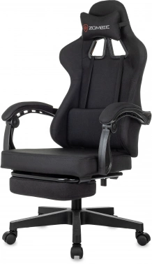 Кресло игровое Zombie 3, обивка: ткань, цвет: черный (ZOMBIE 3 BLACK)