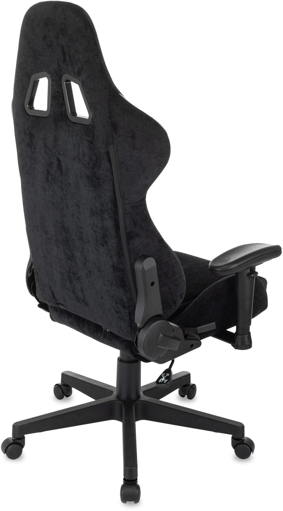 Кресло игровое Knight Flame, обивка: ткань, цвет: черный/серый (KNIGHT FLAME BGR) от магазина Buro.store