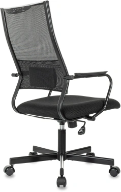 Кресло руководителя Бюрократ CH Balance, обивка: сетка/ткань, цвет: черный TW-11 (CH BALANCE B)