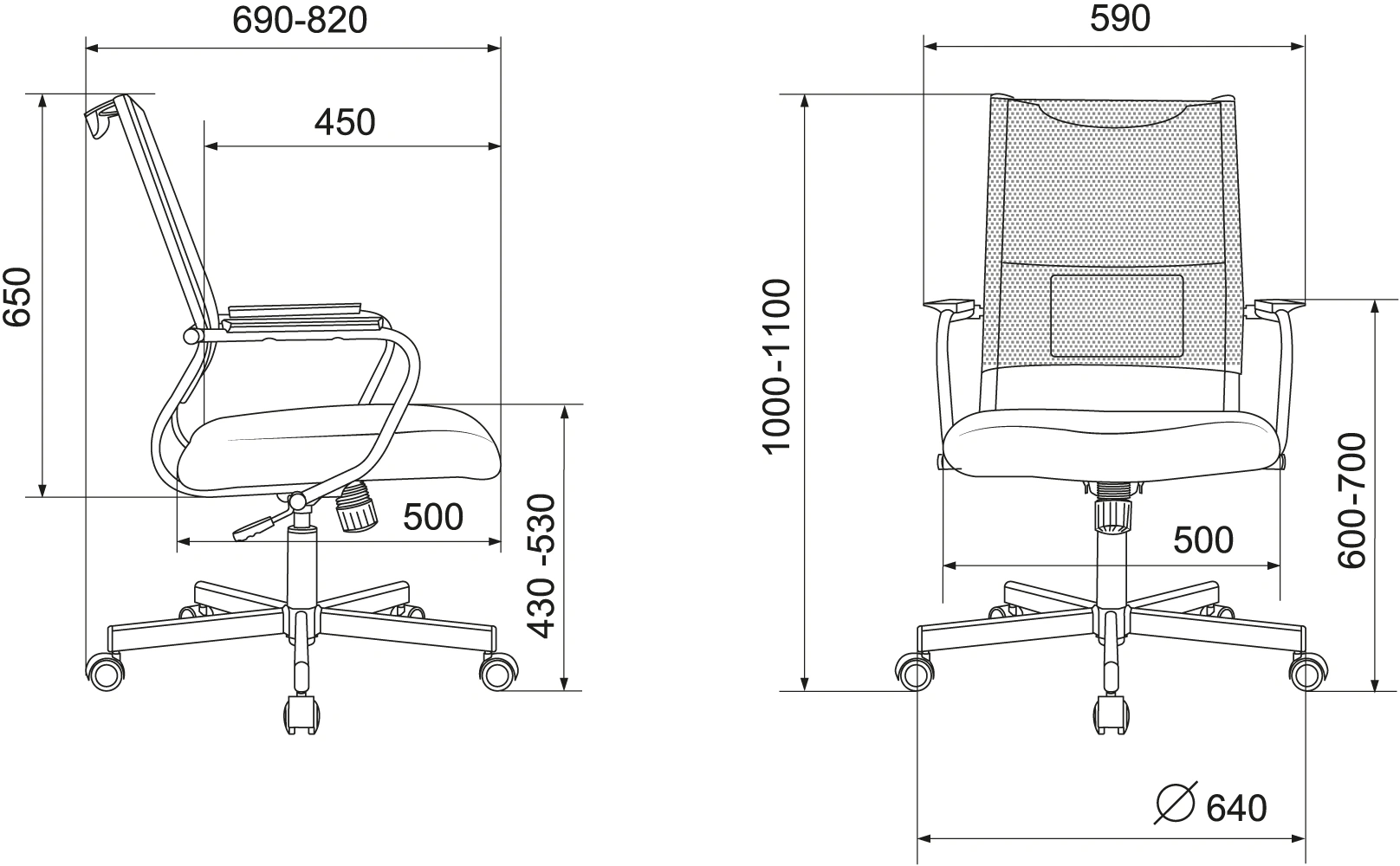 Кресло руководителя Бюрократ CH Balance, обивка: сетка/ткань, цвет: черный TW-11 (CH BALANCE B) от магазина Buro.store