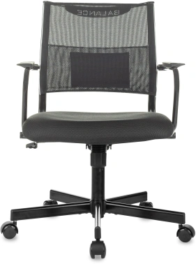 Кресло Бюрократ CH Balance-Low, обивка: сетка/ткань, цвет: черный TW-11 (CH BALANCE-LOW B)