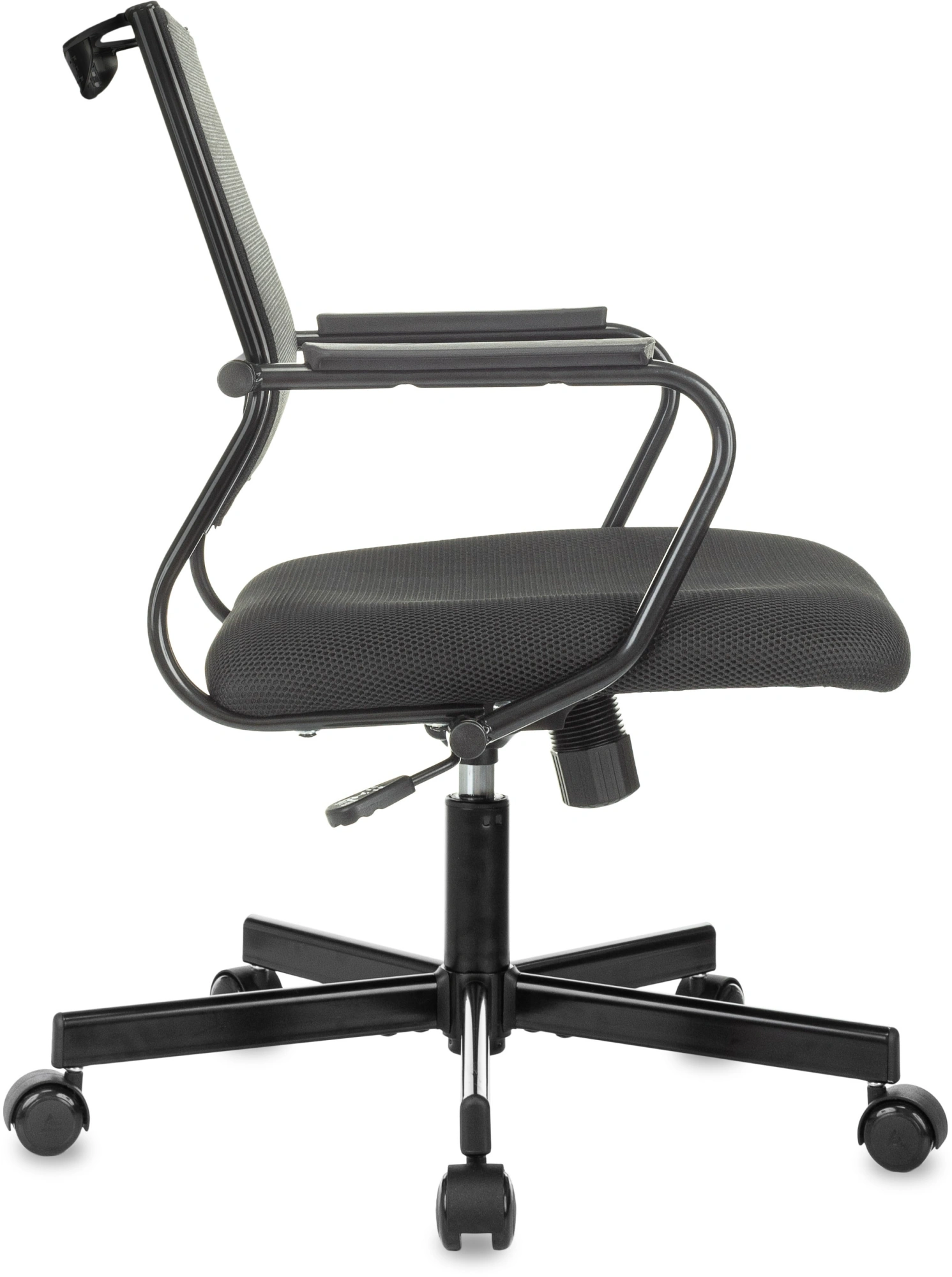 Кресло Бюрократ CH Balance-Low, обивка: сетка/ткань, цвет: черный TW-11 (CH BALANCE-LOW B) от магазина Buro.store