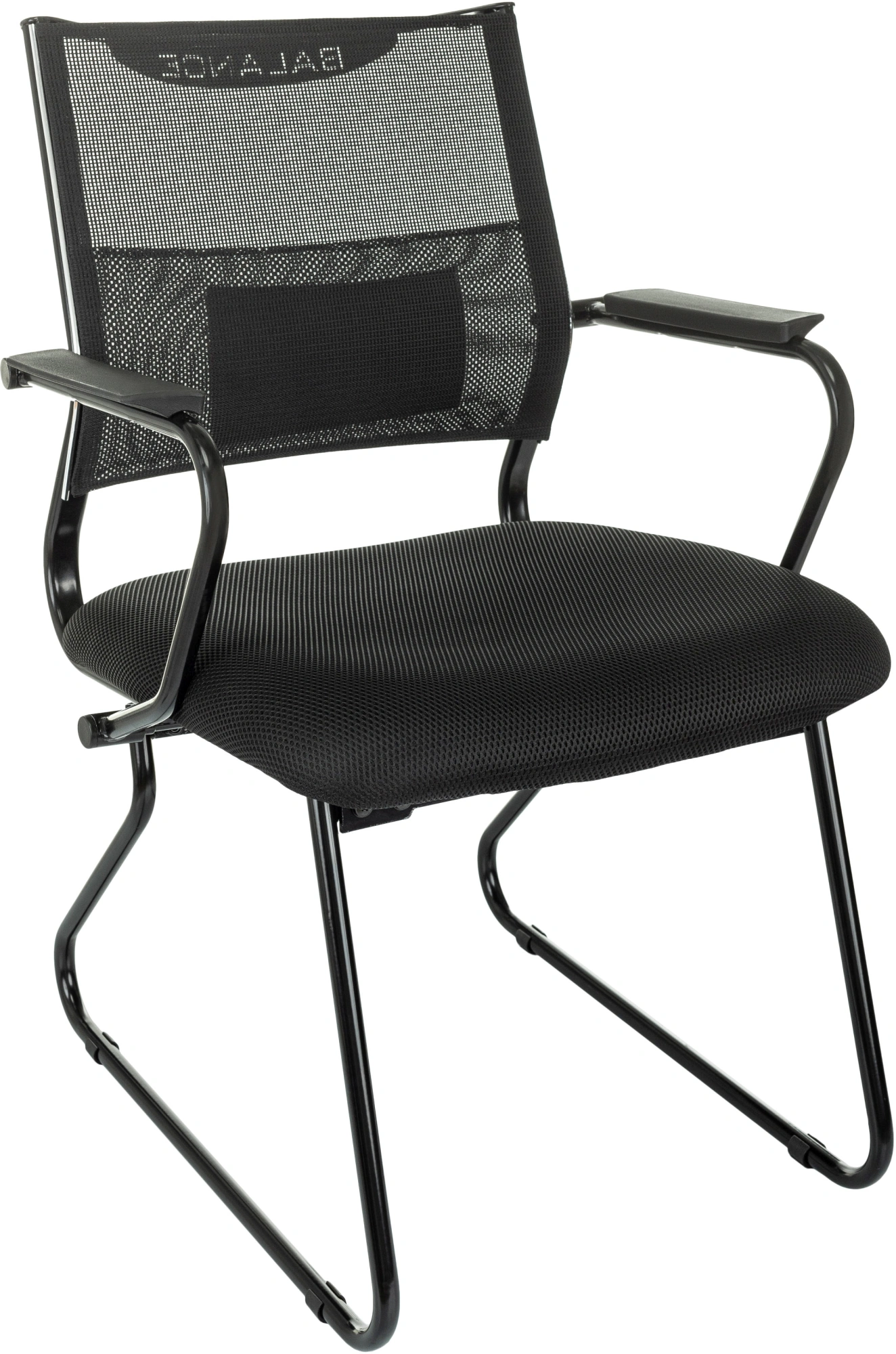 Кресло Бюрократ CH Balance-Av, обивка: сетка/ткань, цвет: черный TW-11 (CH BALANCE-AV B) от магазина Buro.store