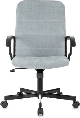 Кресло Бюрократ Triest, обивка: ткань, цвет: серо-голубой (TRIEST FABRIC-LT28)