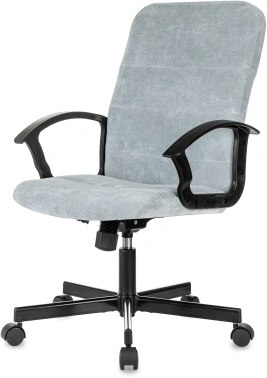 Кресло Бюрократ Triest, обивка: ткань, цвет: серо-голубой (TRIEST FABRIC-LT28)