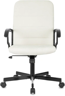 Кресло Бюрократ Triest, обивка: ткань, цвет: молочный (TRIEST FABRIC-VELV20)