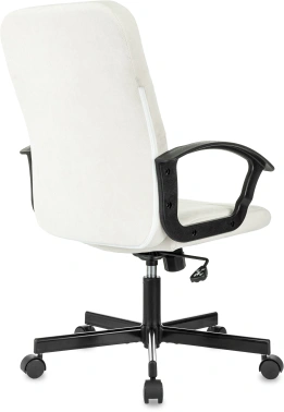 Кресло Бюрократ Triest, обивка: ткань, цвет: молочный (TRIEST FABRIC-VELV20)