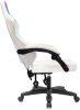 Кресло игровое Knight Wolf RGB, обивка: экокожа/сетка, цвет: белый (KNIGHT WOLF RGB WH) от магазина Buro.store