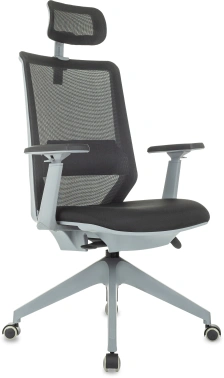 Кресло руководителя Бюрократ MC-G611NL-H, обивка: ткань, цвет: черный (MC-G611NL-H/B/NEO-B)
