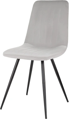 Стул Бюрократ CH-K6_4, обивка: ткань, цвет: светло-серый, каркас: металл (ch-k6_1/hl09_4)