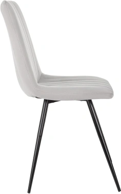 Стул Бюрократ CH-K6_4, обивка: ткань, цвет: светло-серый, каркас: металл (ch-k6_1/hl09_4)