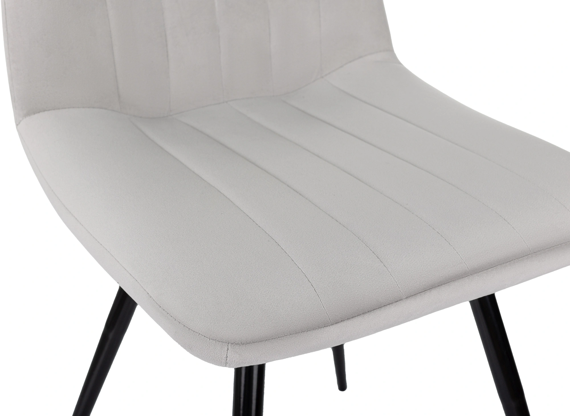 Стул Бюрократ CH-K6_4, обивка: ткань, цвет: светло-серый, каркас: металл (ch-k6_1/hl09_4) от магазина Buro.store