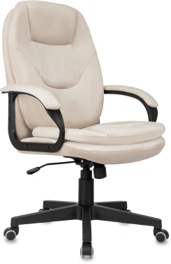 Кресло руководителя Бюрократ CH-668, обивка: ткань, цвет: светло-бежевый (CH-668/HOLLAND-06)
