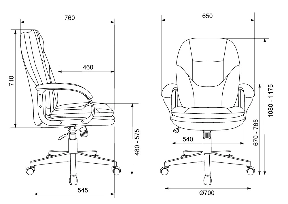 Кресло руководителя Бюрократ CH-668, обивка: ткань, цвет: светло-бежевый (CH-668/HOLLAND-06) от магазина Buro.store