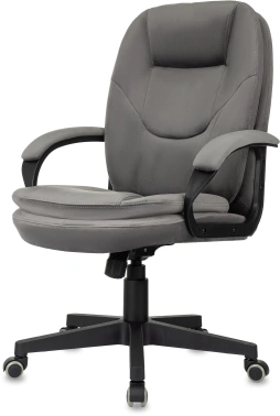 Кресло руководителя Бюрократ CH-668, обивка: ткань, цвет: темно-серый (CH-668/HOLLAND-18)