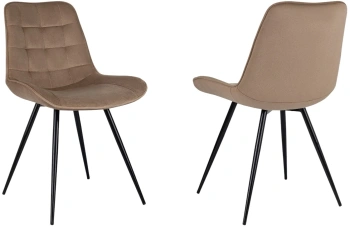 Стул Бюрократ CH-K2_2, обивка: ткань, цвет: светло-коричневый, каркас: металл (ch-k2_1/hl65_2)