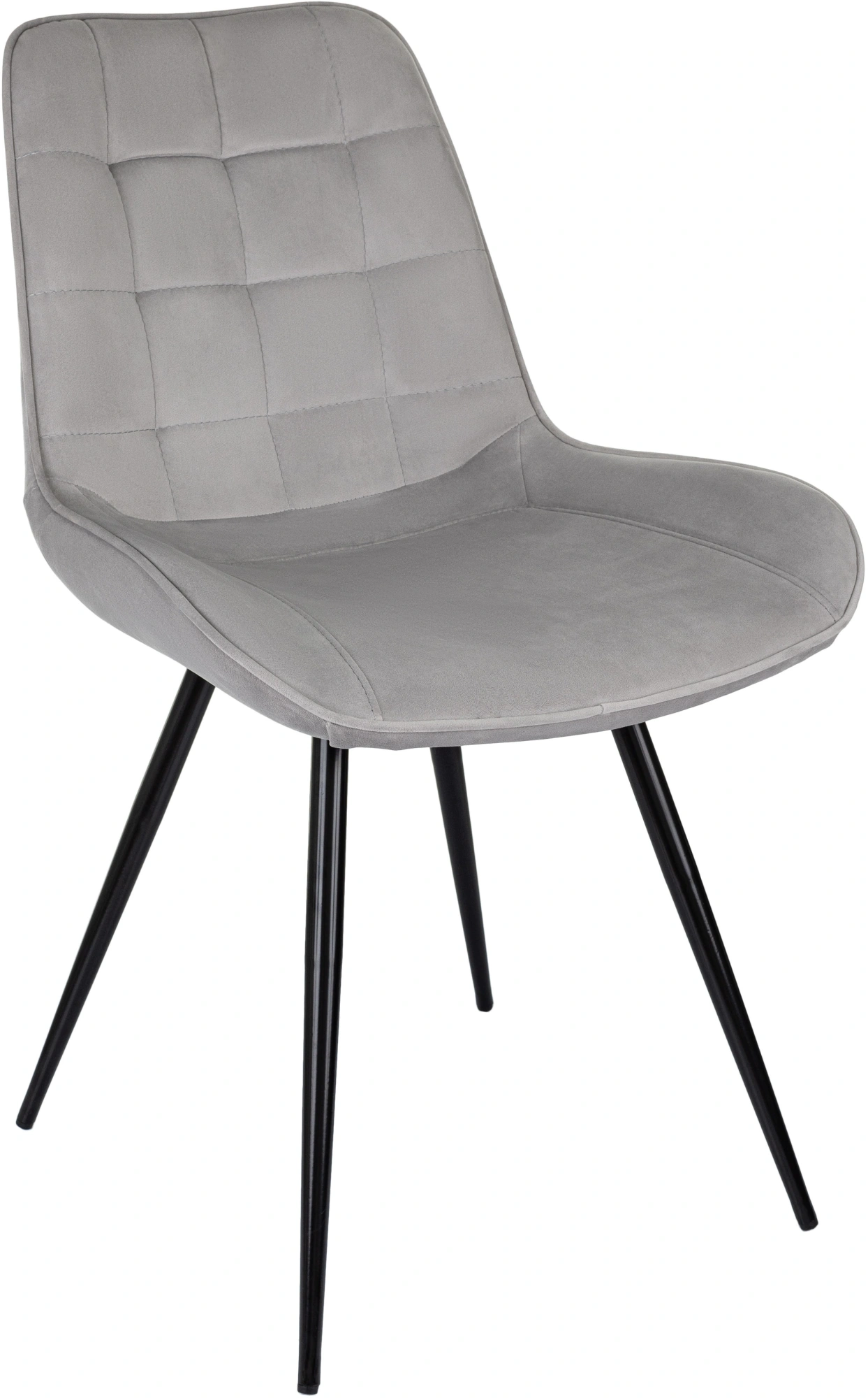 Стул Бюрократ CH-K2_4, обивка: ткань, цвет: светло-серый, каркас: металл (ch-k2_1/hl09_4) от магазина Buro.store