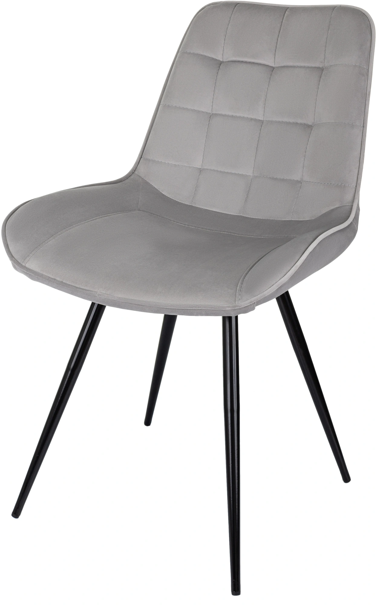 Стул Бюрократ CH-K2_4, обивка: ткань, цвет: светло-серый, каркас: металл (ch-k2_1/hl09_4) от магазина Buro.store