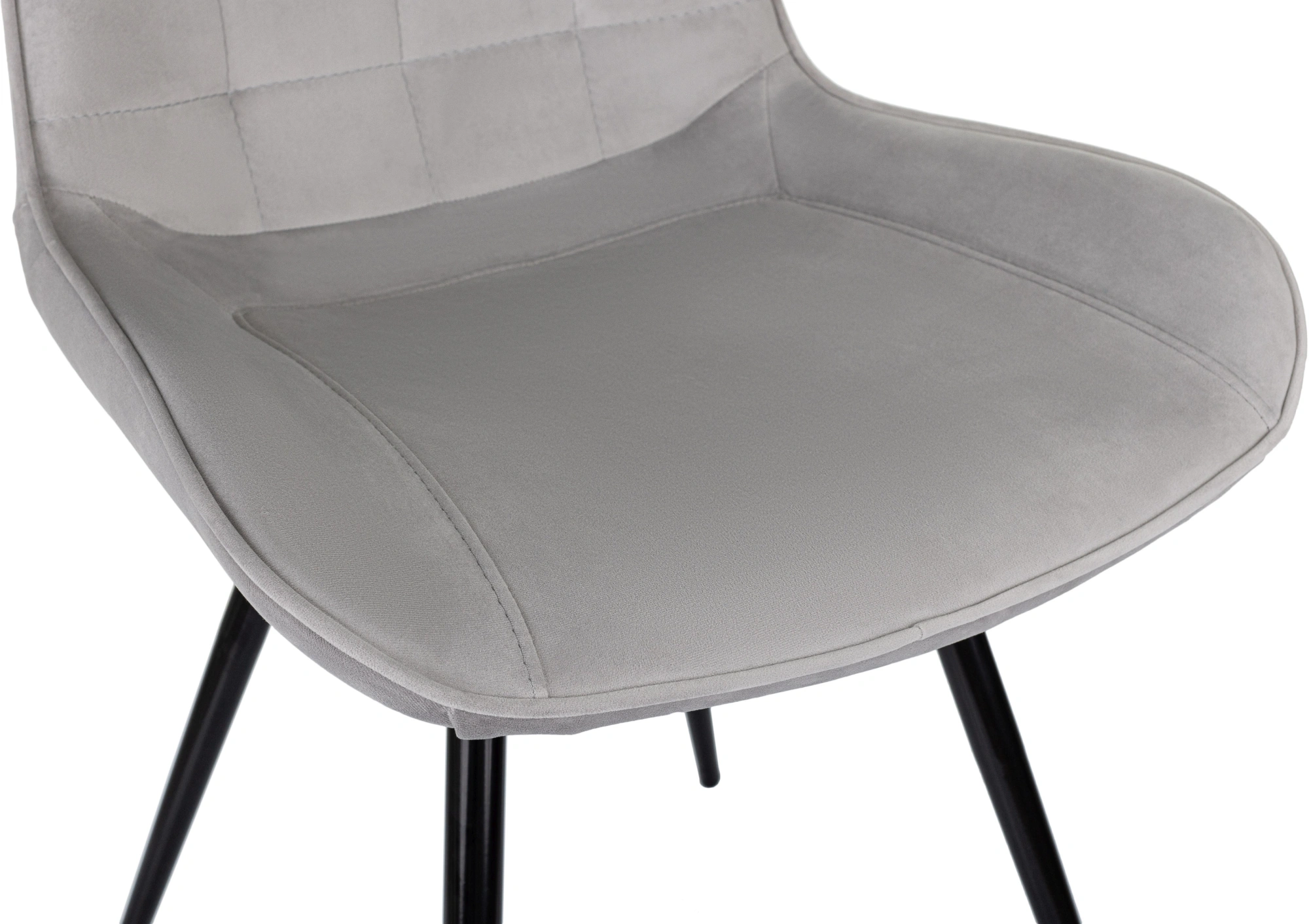 Стул Бюрократ CH-K2_4, обивка: ткань, цвет: светло-серый, каркас: металл (ch-k2_1/hl09_4) от магазина Buro.store